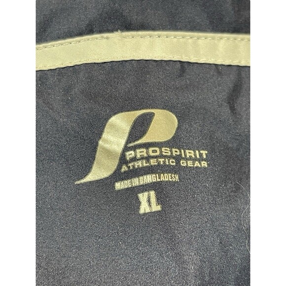 ProSpirit Athletic Gear Men’s XL Navy Blue Windbreaker Jacket Full Zip - Picture 6 of 13